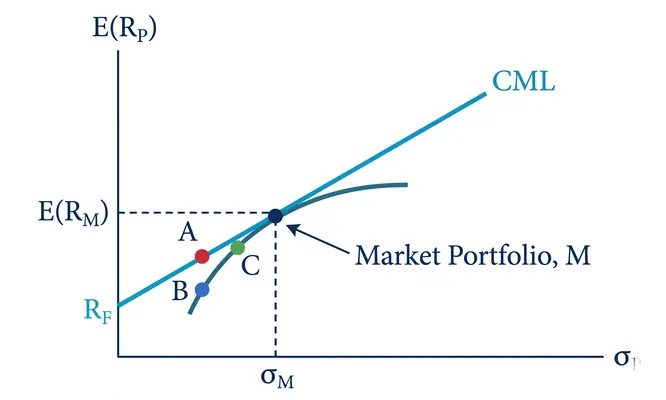 Capital Market Line (CML) and the Security Market Line (SML ...